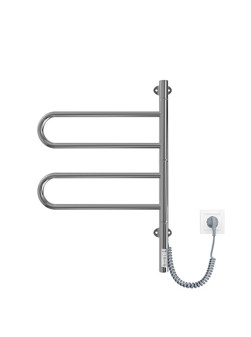 Электрический полотенцесушитель Mario Тристар -I 600 х 445 TR поворотный Киев - изображение 2