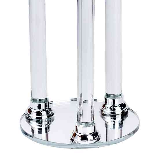 Підсвічник на 3 свічки скляний 36.5/47.0/56.5 см HP36564 Київ