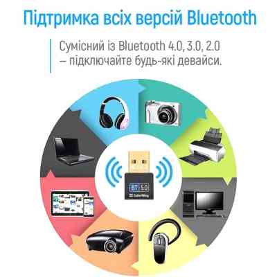 Bluetooth-адаптер ColorWay Bluetooth BT 5.0 (CW-AD-BT50) Вінниця