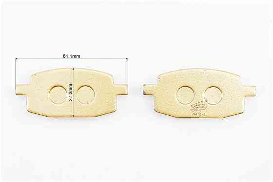 Гальмівні колодки (дискові) Yamaha JOG2/BWS/Axis/ARTISTIC/APRIO; Viper WIND; WUYANG-WY 50; LIFAN-LF 50; к-кт жовті Київ