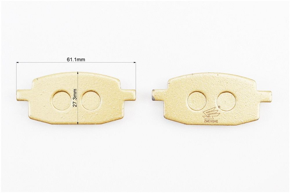 Гальмівні колодки (дискові) Yamaha JOG2/BWS/Axis/ARTISTIC/APRIO; Viper WIND; WUYANG-WY 50; LIFAN-LF 50; к-кт жовті Київ - фото 2