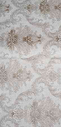 Шпалери вінілові на флізеліні Rasch Golden Hour метрові вензель завитки коричневі золотисті на беж Київ