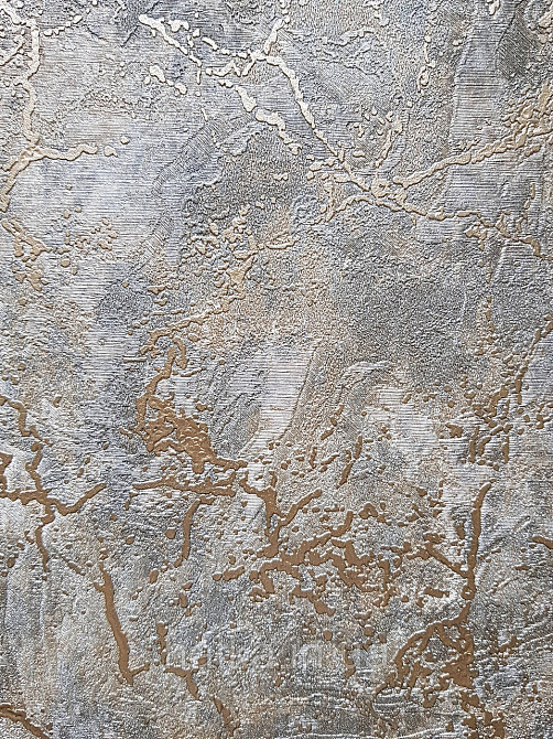 Шпалери вінілові на флізеліні гарячого тиснення DU&KA 1.06х10 вензель основа під штукатурку сірі коричневі Київ - фото 3