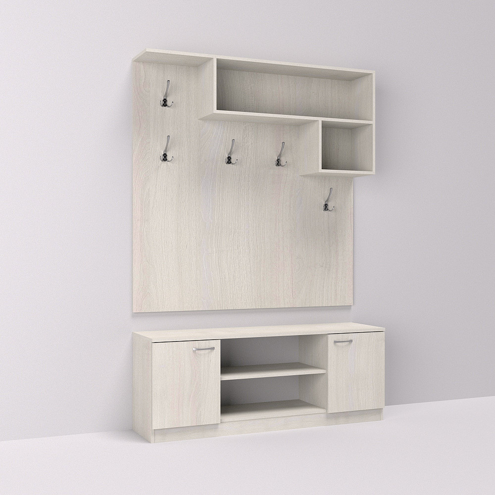 Прихожая ГКШ-10, Дуб Шамоні Світлий, 1300/350/1900 Львов - изображение 1