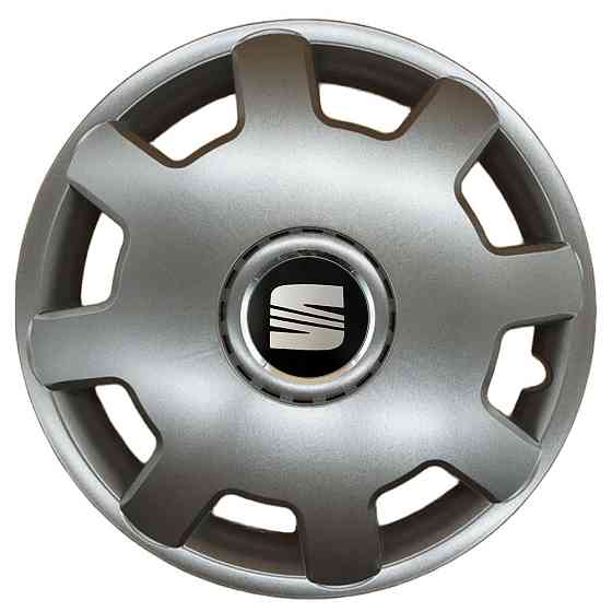 Автомобильные модельные колпаки R13 Seat 105 4шт, SJS, серебристые Киев