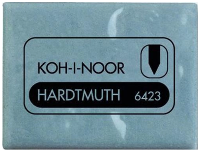 Гумка "Koh-i-noor" 6423 для худож. робіт (клячка), екстра м'яка, шт Київ