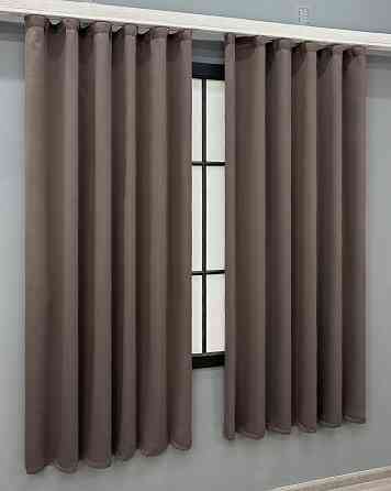 Комплект коротких штор VR-Textil Bagema Rvs № 2070ш Кавовий 130х170 см 2 шт (35-0452) Київ