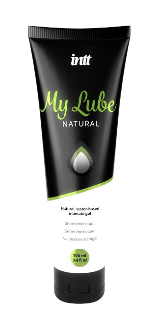 Гель для интимной гигиены - Intt My Lube Natural Water-based Intimate Gel, 100 мл Sex Aura Киев - изображение 1
