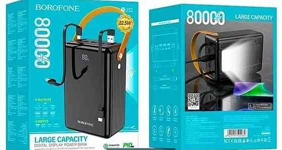 Павербанк Power Bank BJ32 Terra 22.5W 80000mAh Black Киев