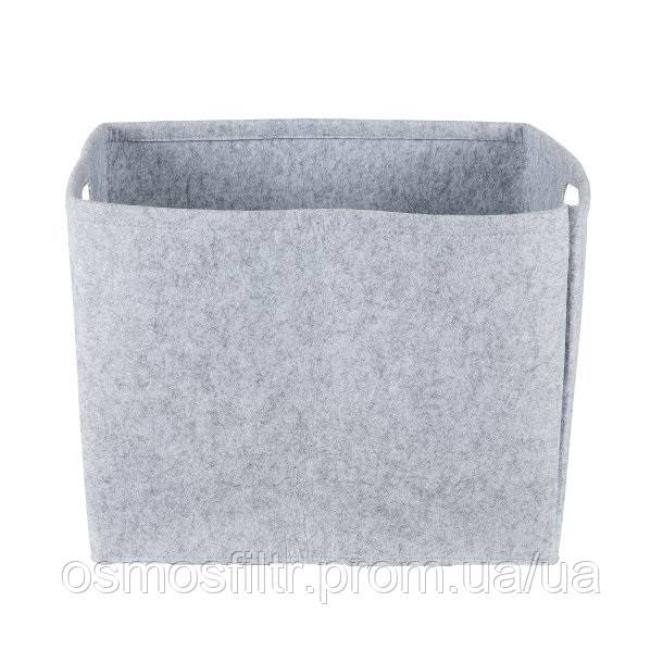 Корзина для хранения Axentia из фетра 35x45x34 см серый 50 л с ручками (135628) Киев - изображение 3