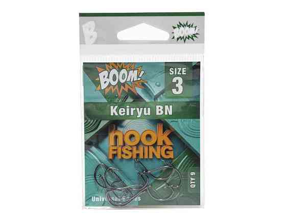 Крючок для мирной рыбы Keiryu BN No3 (9 шт/уп) (BN) ТМ BOOM Киев