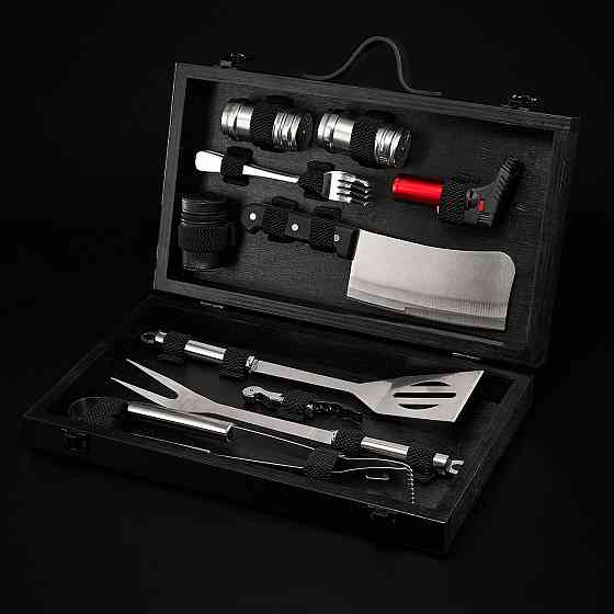 Шампуры подарочные набор бокс для пикника гриля и барбекю Оригинальные Вип подарки на день рождения папе парню Тернополь