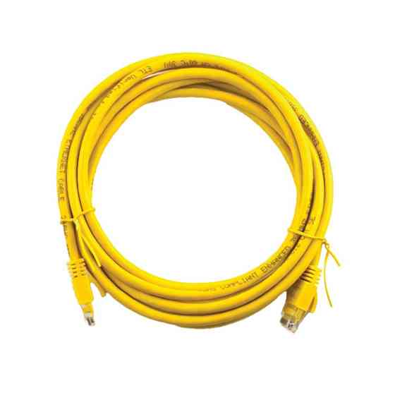 Патч-корд литий UTP RJ45 кат. 5Е 1 м (жовтий) Київ