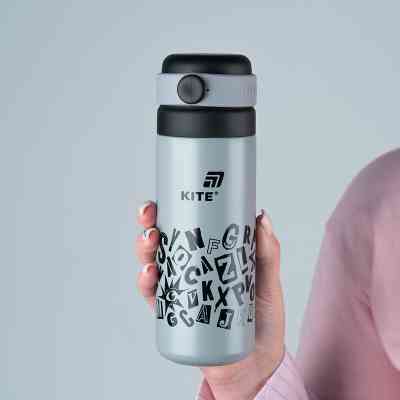Термос Kite 500 мл, сірий (K25-1222-2) Вінниця