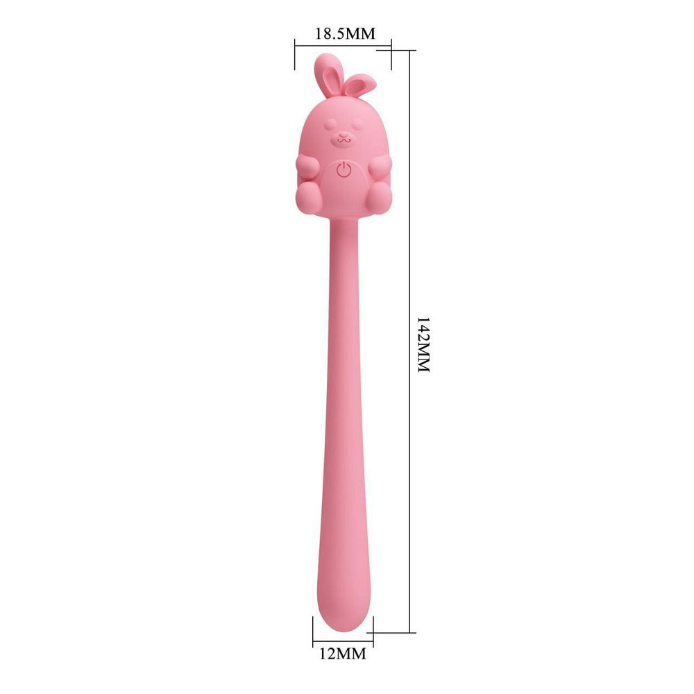 Вібратор CUTE BUNNY, Flirting Stick, 7 vibration functions, Magnetic USB charging Sex Aura Київ - фото 8