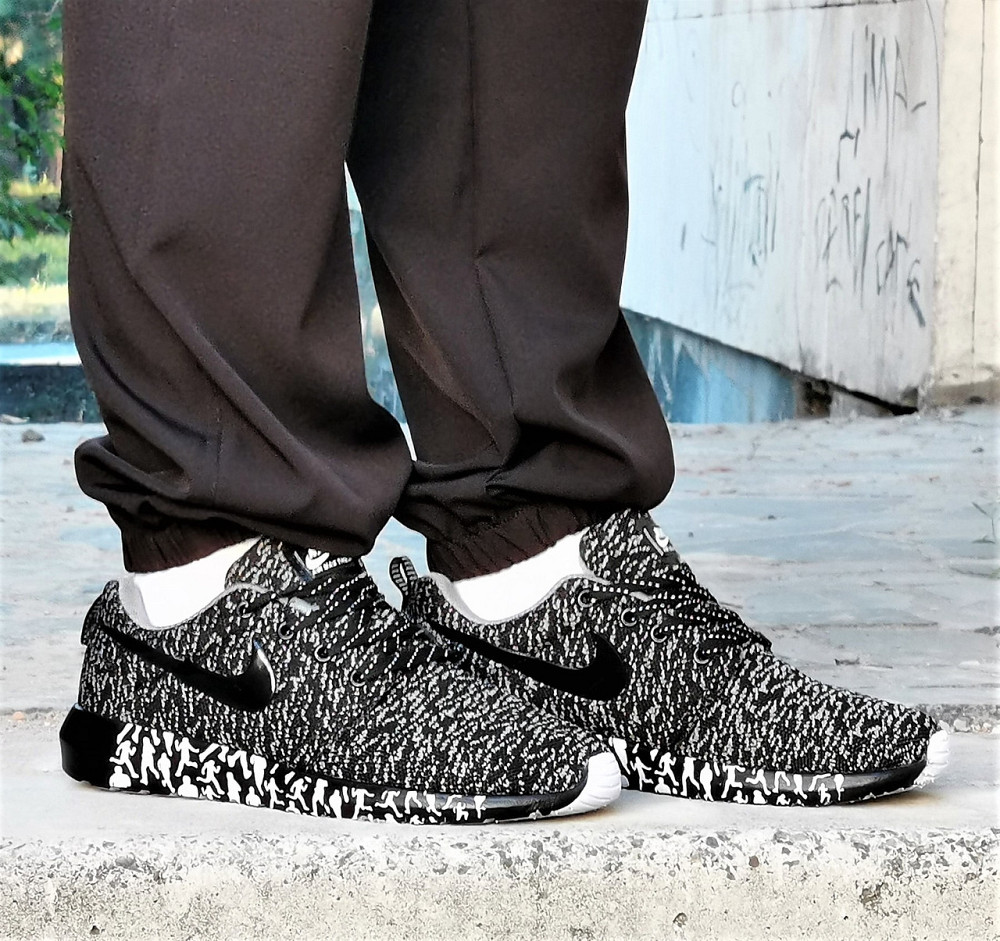 Кросівки Nike Сірі Чоловічі Найк Чорні Ткани (розміри: 41,42,43,44,45) Дніпро - фото 8