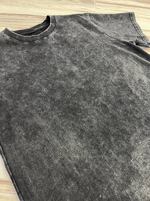 Платье-футболка женское A-N 2666-1 тай-дай оверсайз, черный, one size Киев - изображение 6