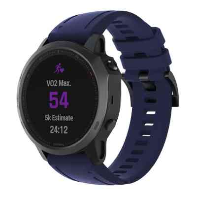 Ремешок для смарт-часов Armorstandart Silicone 20mm для Garmin Fenix 5s/6s Dark Blue (ARM60810) Винница
