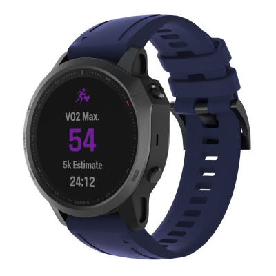 Ремешок для смарт-часов Armorstandart Silicone 20mm для Garmin Fenix 5s/6s Dark Blue (ARM60810) Винница - изображение 1