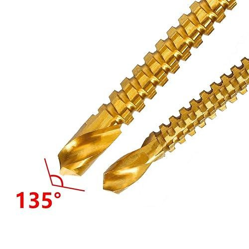 Набор фрезерных сверл 6 шт HSS с титановым покрытием, для дерева, пластика и металла Киев - изображение 8