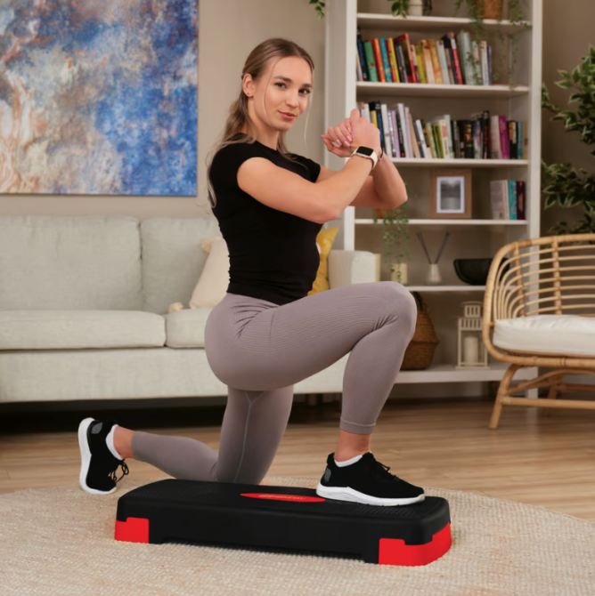 Степ платформа Hop-Sport HS-PP033AS чорно-червона Київ - фото 5