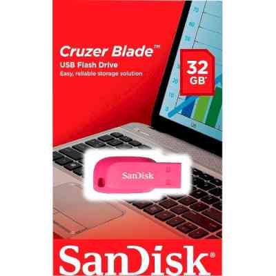 USB флеш накопичувач SanDisk 32GB Cruzer Blade Pink USB 2.0 (SDCZ50C-032G-B35PE) Вінниця