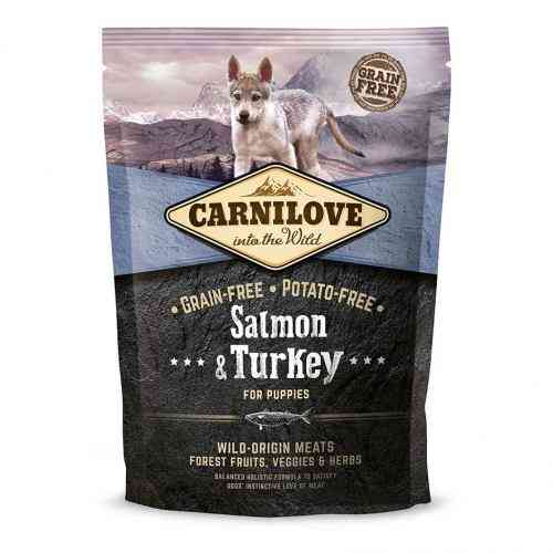 Корм сухой Carnilove Puppy Salmon and Turkey для щенков всех пород с лососем и индейкой 1,5 кг Киев