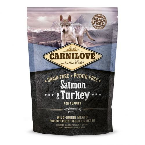 Корм сухой Carnilove Puppy Salmon and Turkey для щенков всех пород с лососем и индейкой 1,5 кг Киев - изображение 1