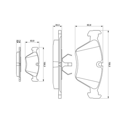 Тормозные колодки Bosch 0 986 490 640 Винница - изображение 6