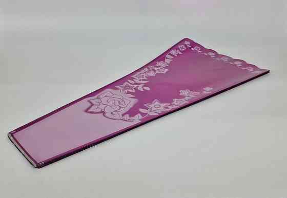 Конусне паковання під квіти h80/14низ/38верх метал малиновий (100 шт.) візерунок144 (7) (100 шт) Харків