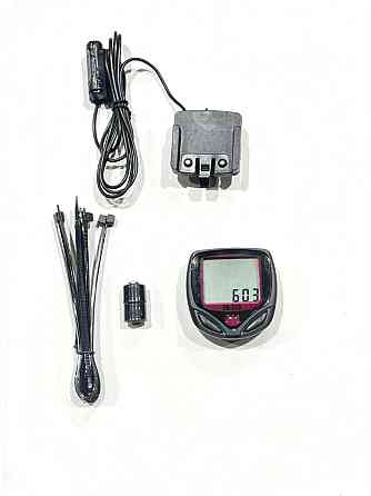 Велокомп'ютер провідний без підсвічування (mod:0128) (чорний) Мукачево