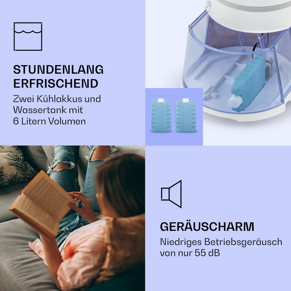 Skyscraper Ice Smart 4-в-1 Воздухоохладитель и вентилятор WiFi 210 м³/ч Пульт дистанционного управления Белый Ровно - изображение 6