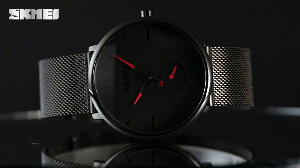 Чоловічий наручний годинник Skmei 9185 design red Вінниця - фото 4