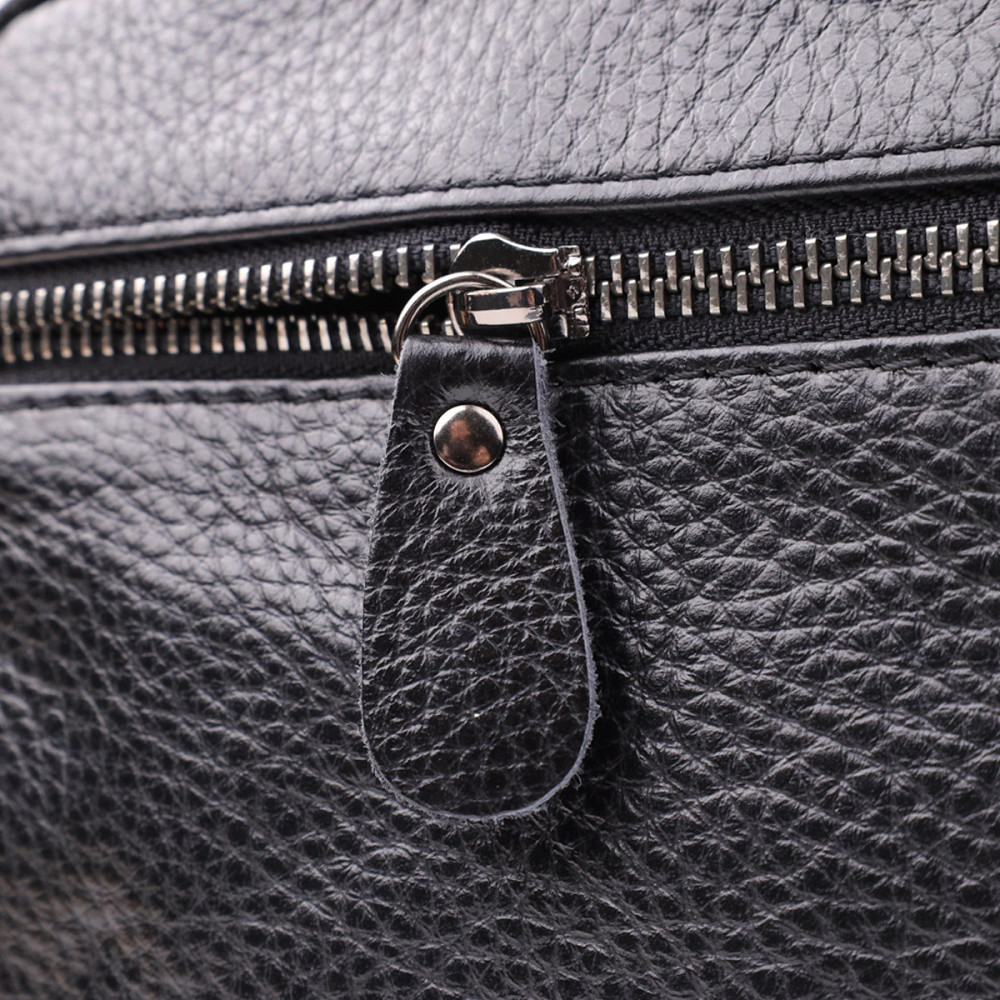 Мужская сумка на плечо из натуральной кожи Vintage 23020 Черный Киев - изображение 6