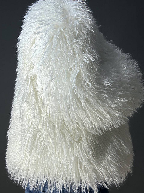 Шуба жіноча Lady Yep 10051 штучне хутро під ламу коротка біла, білий, M Київ - фото 12