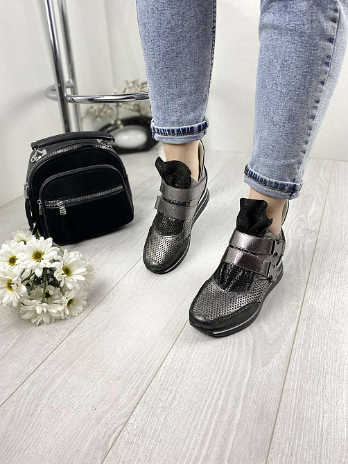 Marko Снікерси жіночі DE MARKO 7001 нікель (весна-літо, шкіра натуральна) (3169) Коломыя - изображение 6