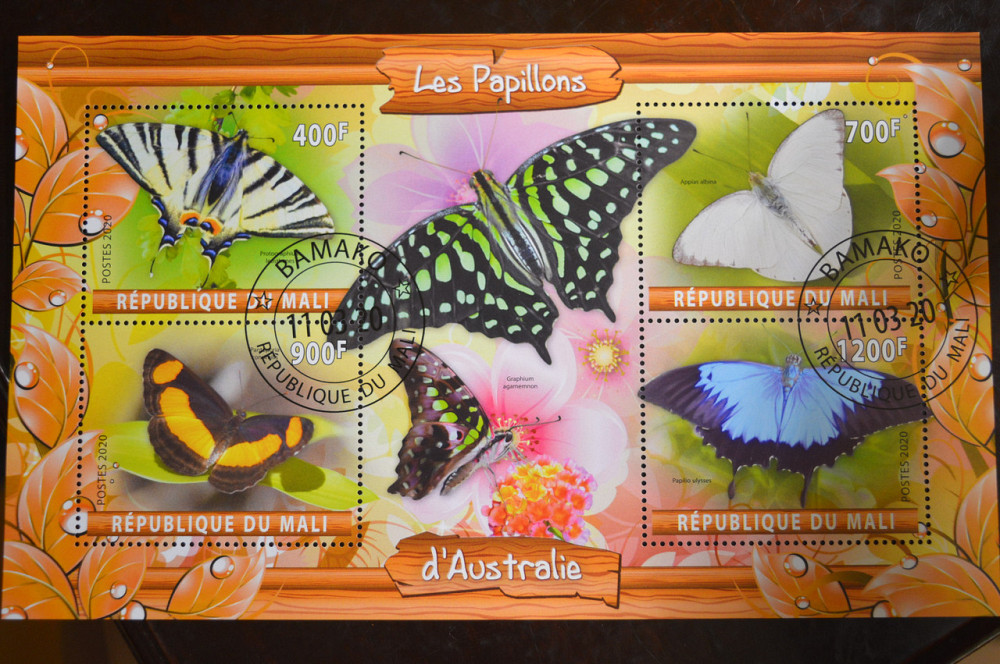 Малі. Марки. Фауна. Блок. 2019 рік (У-2) Полтава - фото 1