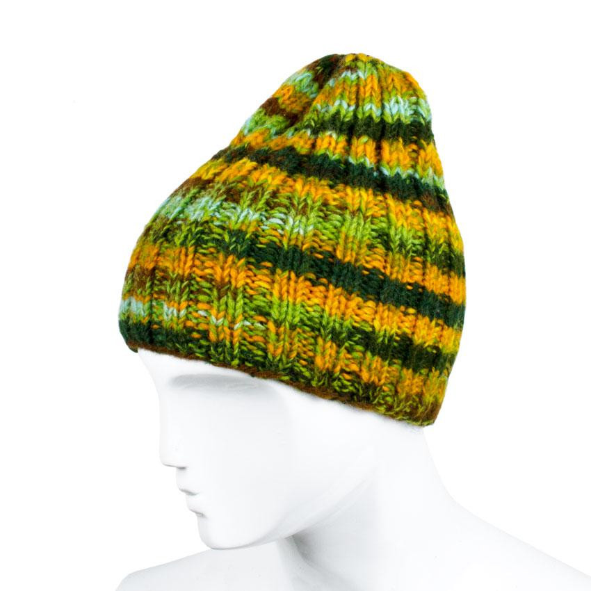 В'язана зимова шапка з вовни Київ - фото 1
