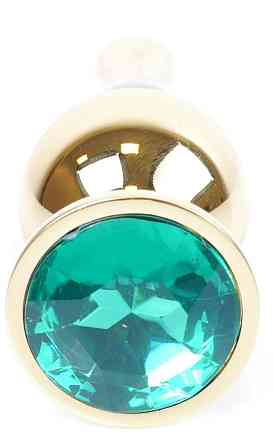 Анальна пробка Boss Series - Jewellery Gold BUTT PLUG Green, BS6400069 Sex Aura Київ