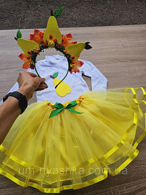 Костюм Грушка юбочка + нашивка + ободок Груша Кривой Рог - изображение 3