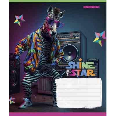 Зошит Школярик Dance star 18 аркушів лінія (018-3276L) Вінниця