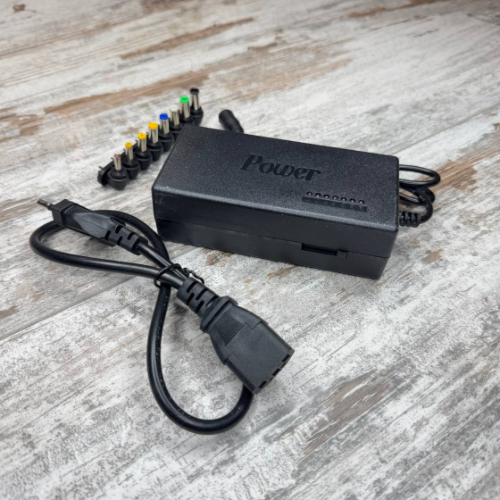 Универсальный блок питания 96 Вт, 12–24 В, до 4.5А, регулируемый адаптер с 8 сменными штекерами Киев