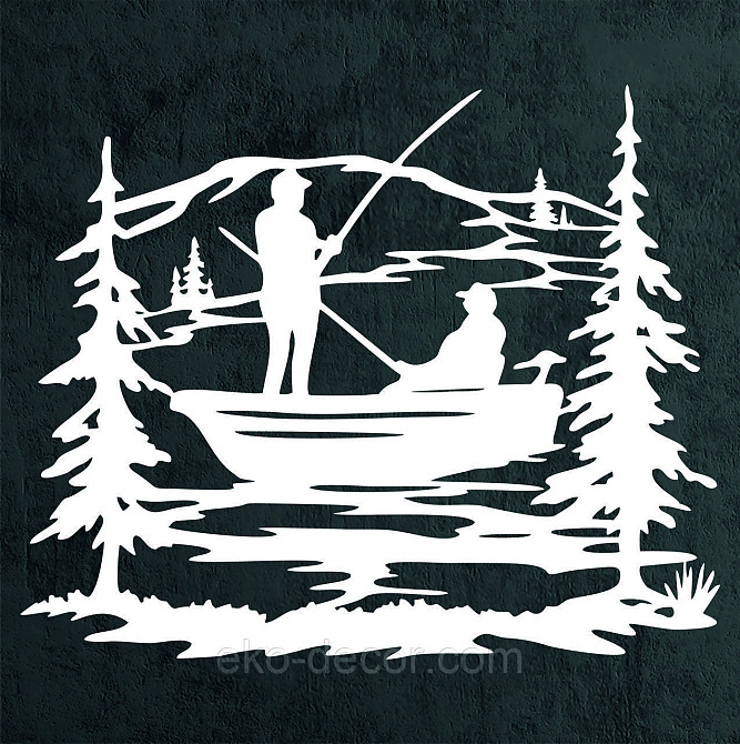 Декоративне настінне Панно «Рибалка», Декор на стіну Київ - фото 7