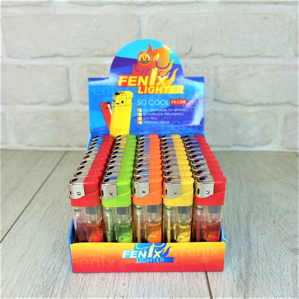 Зажигалка с фонариком пьезовая Феникс Микс уп/50шт. Харьков - изображение 8