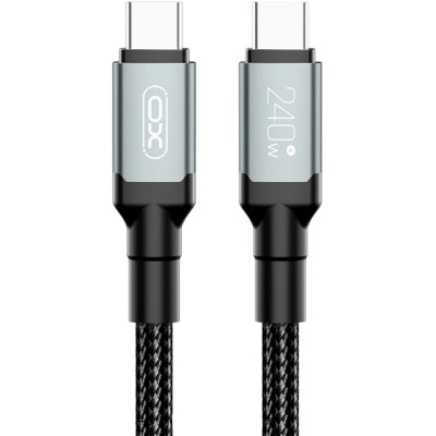 Дата кабель USB-C to USB-C NBQ264A-CC black XO (NB-Q264A-CC.black) Вінниця - фото 4