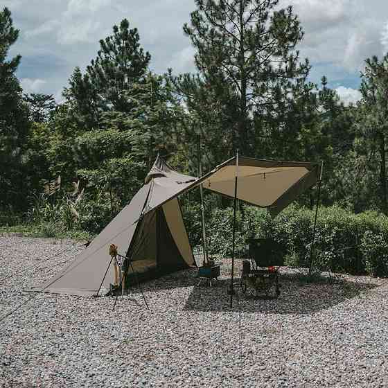 Намет із гострою верхівкою Naturehike CNK2300ZP025, коричневий Київ