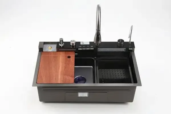 Кухонная раковина из нержавеющей стали / Многофункциональная кухонная мойка МА-81 Коломыя - изображение 3