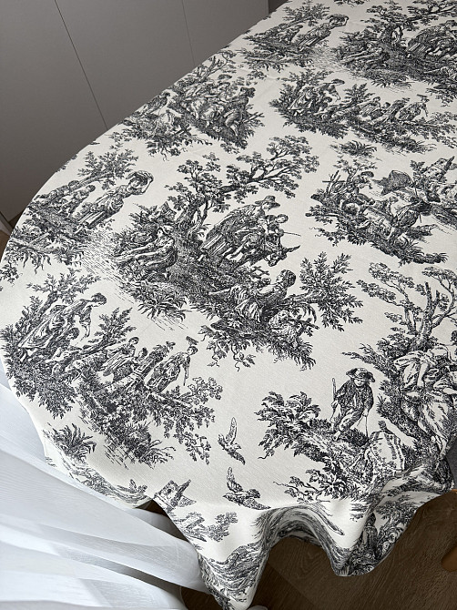 Ecotton Скатертина столова Ecotton DUCK 170х200 см водовідштовхувальна Italiano сірий (30497 Gr Коломыя - изображение 3