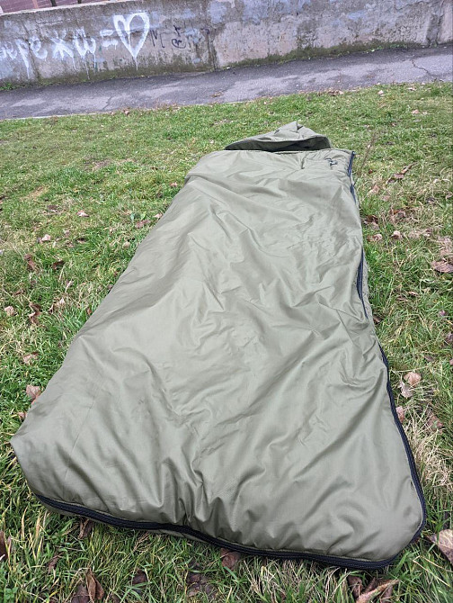 Зимовий спальний мішок із підігрівом сушка від USB -35 Спальник ЗСУ Військовий спальний мішок збільше Дніпро - фото 3