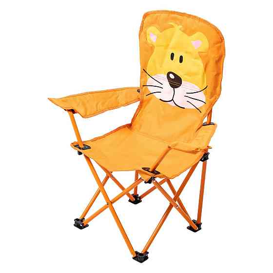 Lugi Крісло туристичне для дитини 34х58х65 см з підстаканником Помаранчевий SJ-0065O Коломия
